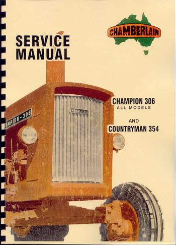 cover photo 016187 Chamberlain Countryman 354 & Champion 306 Service ...