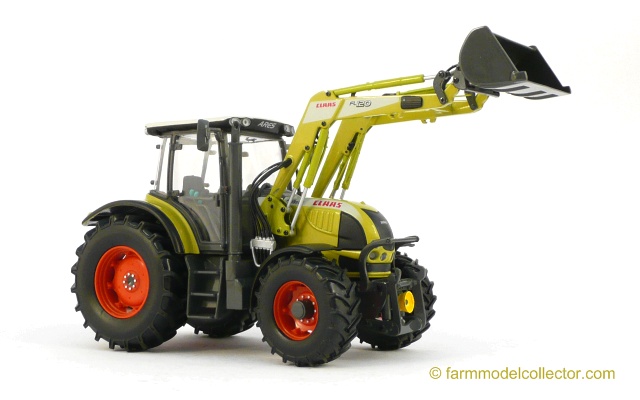 Claas Ares 566 RZ with Claas FL 120 front loader - farmmodeldatabase ...