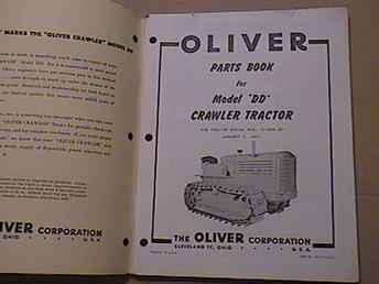 Used Farm Tractors for Sale: Oliver/Cletrac DD Parts Book (2003-04-23 ...