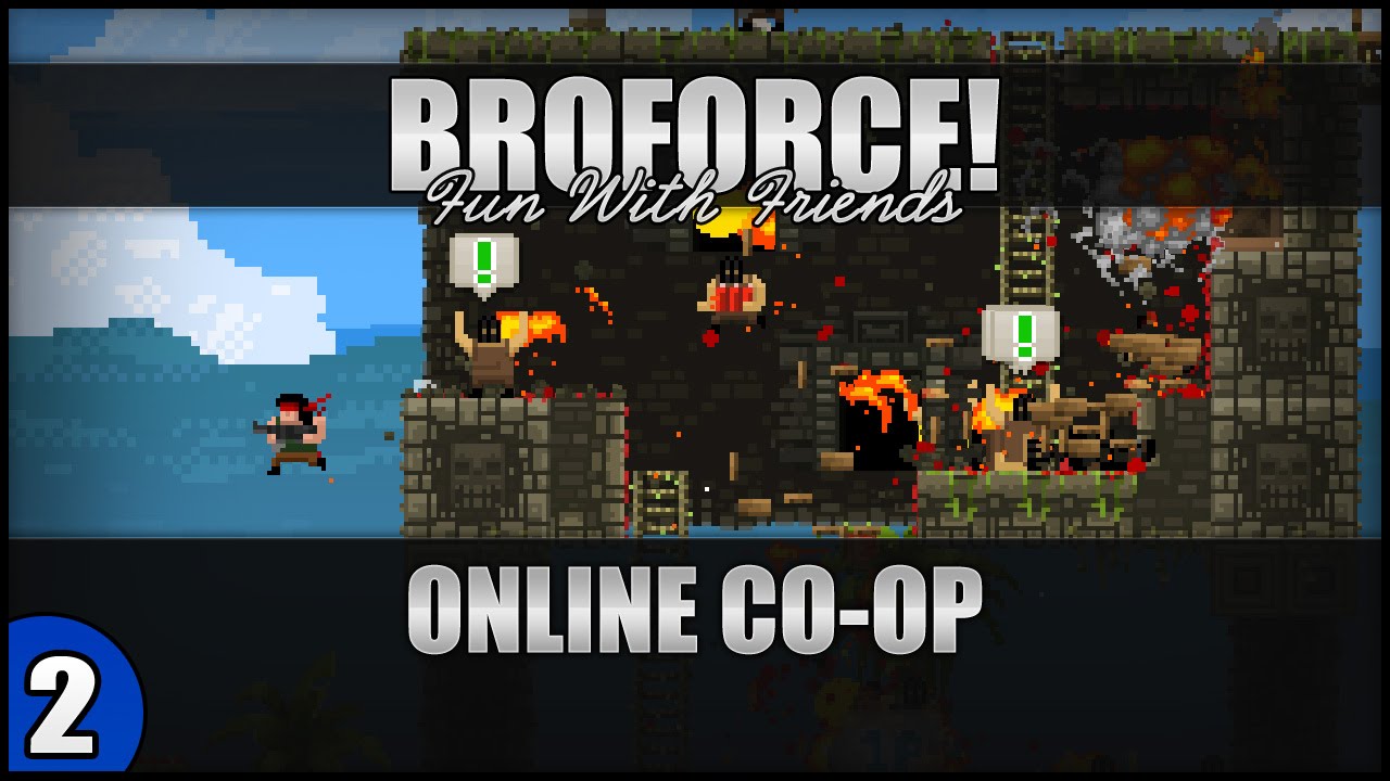 BROFORCE - Online CO-OP! (2/2) - YouTube