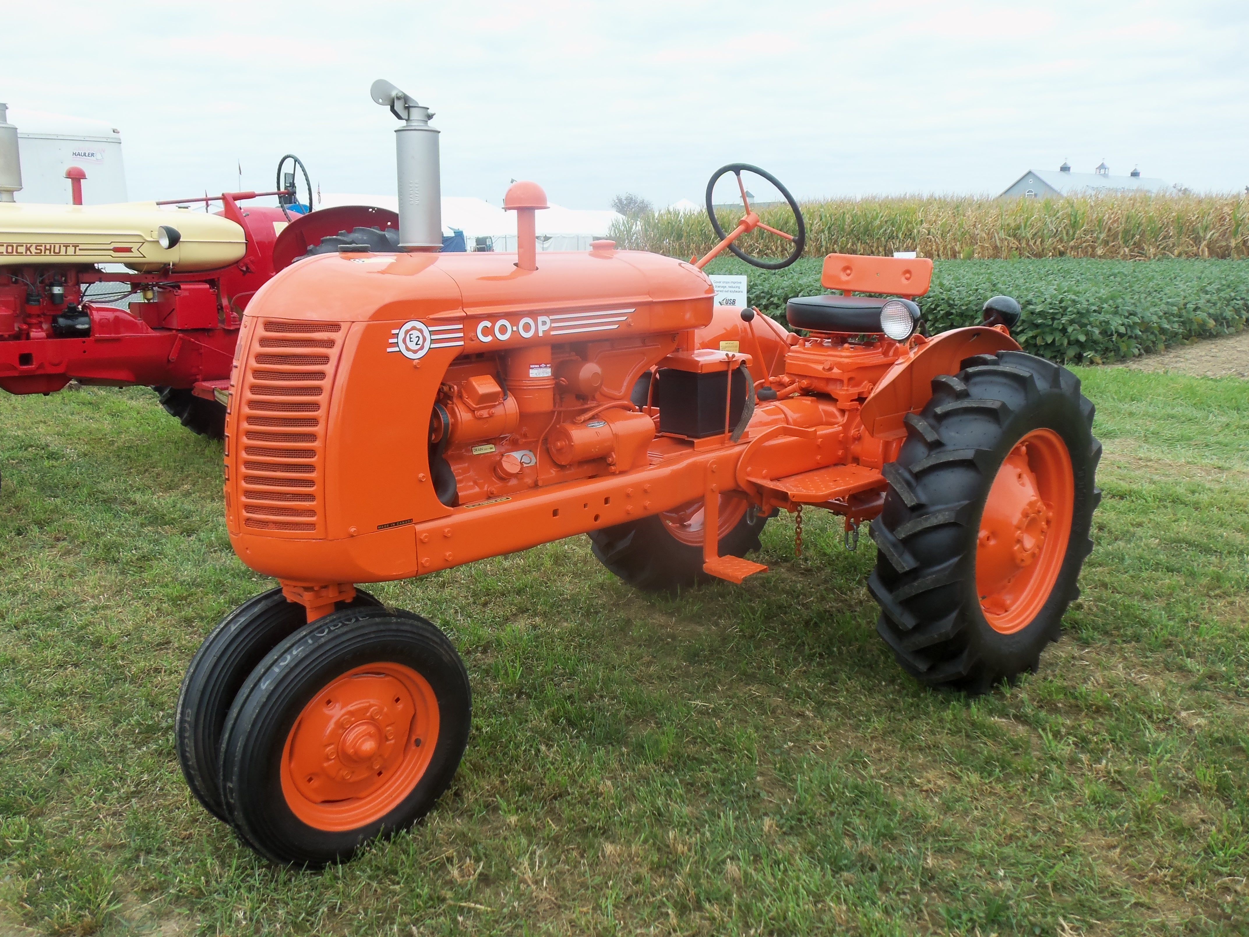 Orange CO-OP E2 tractor | Cockshutt Farm Equipment ...