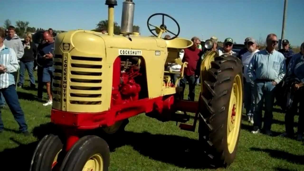 1963 Cockshutt 660 Tractor: Manchester, IA Auction 10/1/11 - YouTube