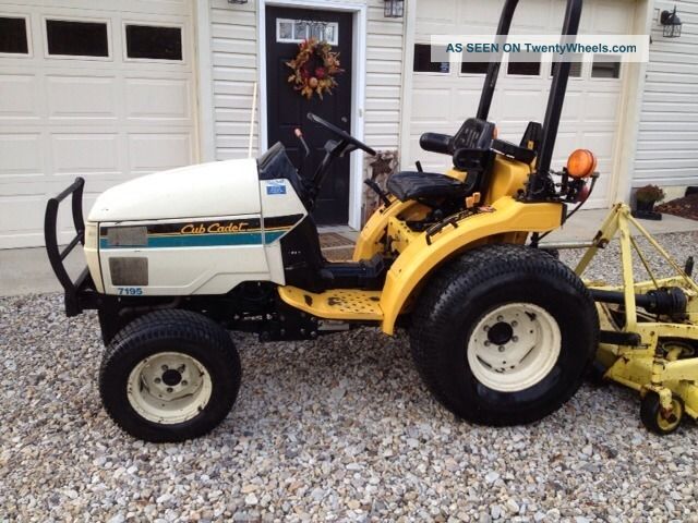 Cub Cadet 7195 Compact Tractor 4wd Hydrostatic Diesel Tractors photo