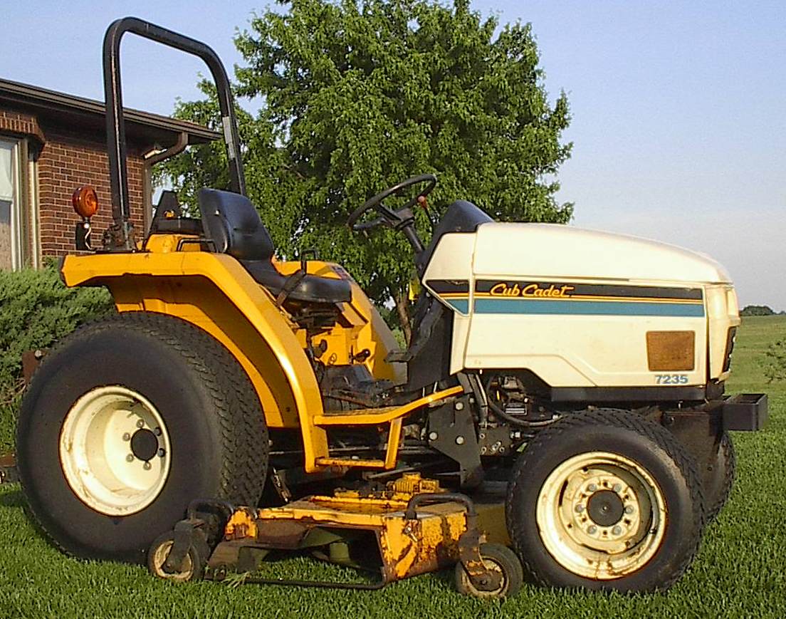 1996 Model 7235 Cub Cadet Compact tractor equipped with the following: