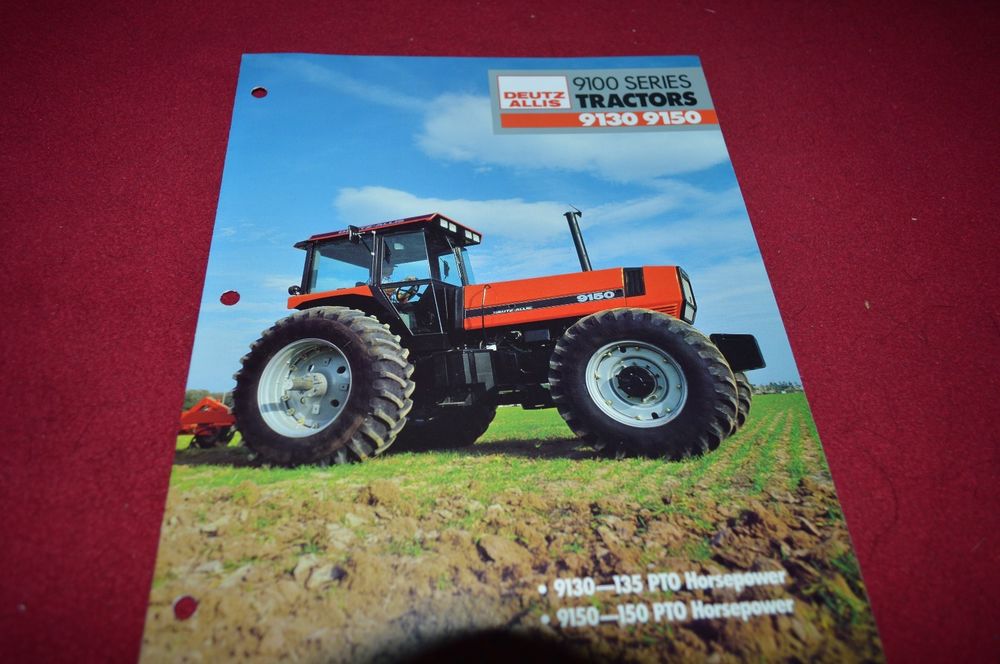 Deutz Allis Chalmers 9130 9150 Tractor Dealer's Brochure DCPA | eBay