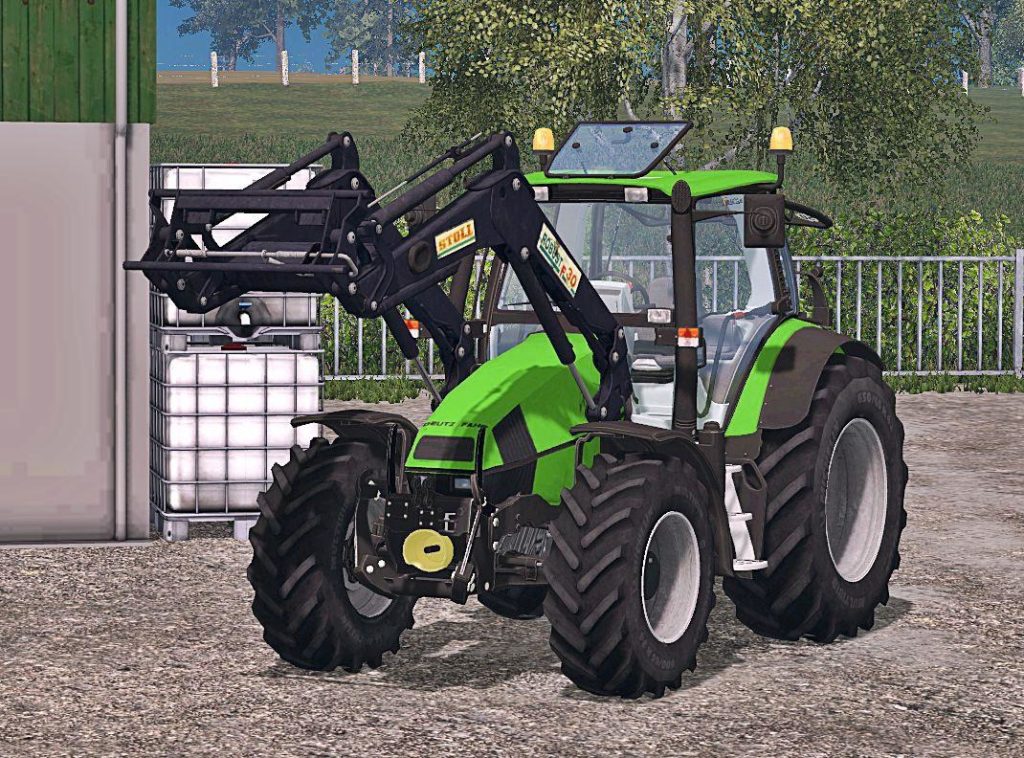 DEUTZ FAHR 120 MK3 FL WASHABLE V1.0 TRACTOR - Farming simulator 2017 ...