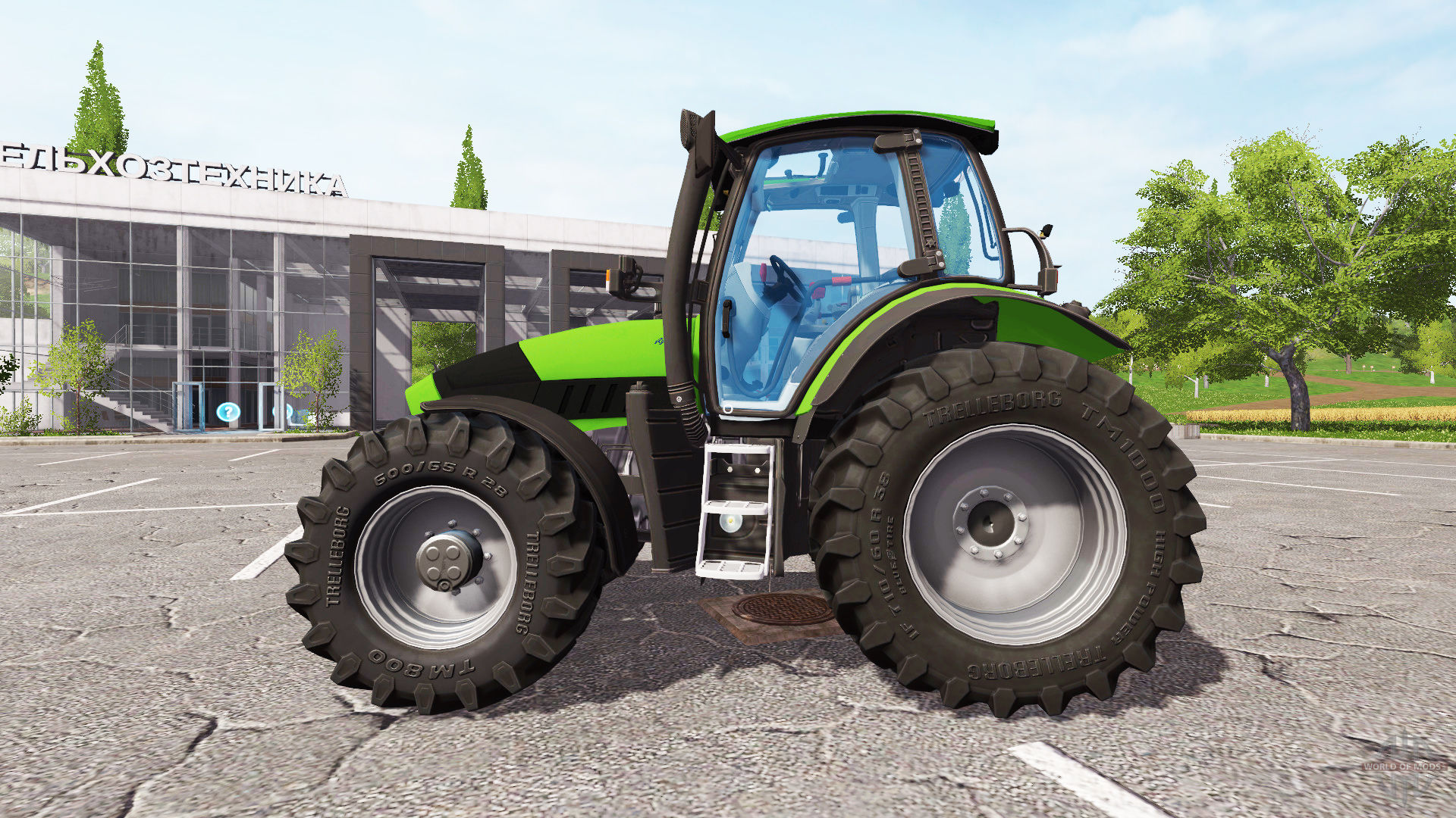 Agricultural tractor Deutz-Fahr Agrotron 165 Mk3 for Farming Simulator ...
