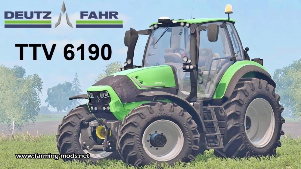 Deutz fahr 6190 ttv v1.1 - Farming Simulator 2015 mods | Farming ...