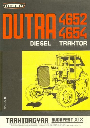 Dutra traktor - Dutra 4652 prospektus | retronom.hu