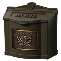 Leaf Series Wallmount Mailboxes | Gaines Manufacturing