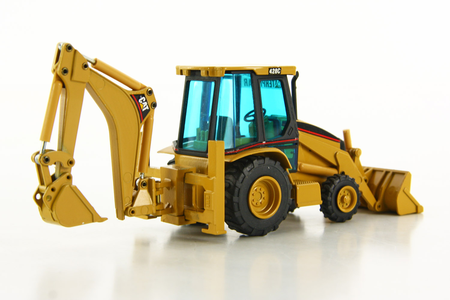 Caterpillar 428C Backhoe-DHS Diecast Collectables, Inc