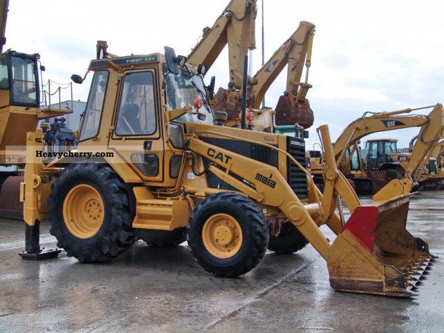 1990 CAT 438 II Construction machine Mobile digger photo 2