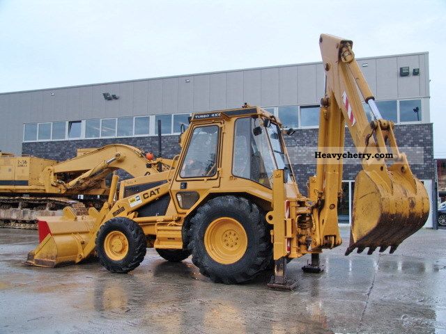 CAT 438 II 1990 Mobile digger Construction Equipment Photo and Specs
