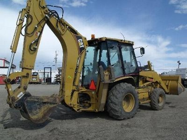 Play.....I mean drive and operate this: Caterpillar 446D Back Hoe