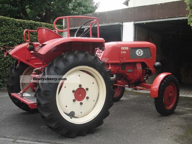 Fahr D66 1957 Agricultural Tractor Photo and Specs