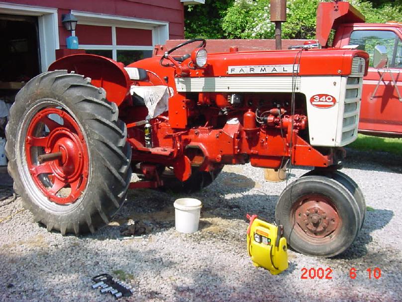 Farmall 340 mostly finished and running