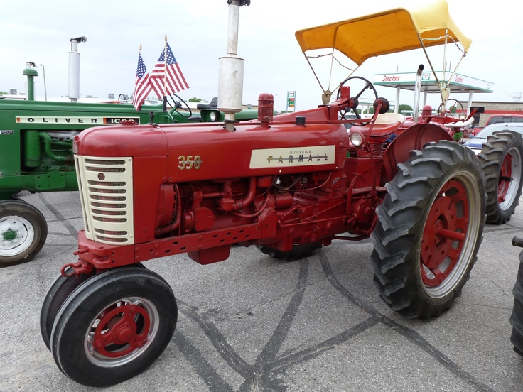 Farmall 350 | KICD Antique Tractor Ride | Pinterest