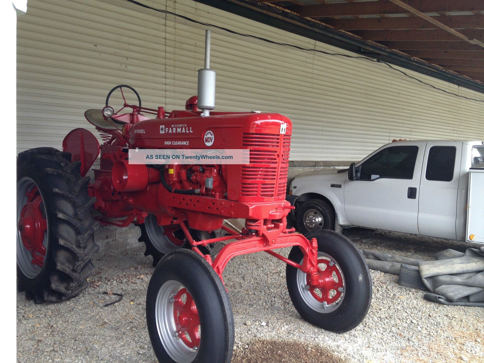 Farmall High Clearance Crop Diesel Antique Tractor Mdv Fully Restored ...
