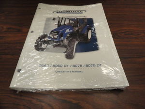 Farmtrac 8060 8060DT 8075 8075DT Tractor Operators Manual NEW | eBay