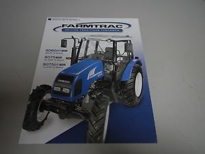 Farmtrac 8060DT 8075 8075DT Tractor Specs Dealer Brochure Guide | eBay