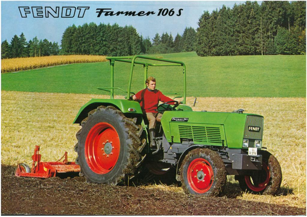 Fendt Tractor Farmer 106S Brochure - 106 S