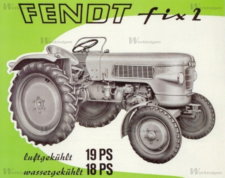Fendt FIX 2 water-cooled - 2wd tractoren - Fendt - Machinegids ...