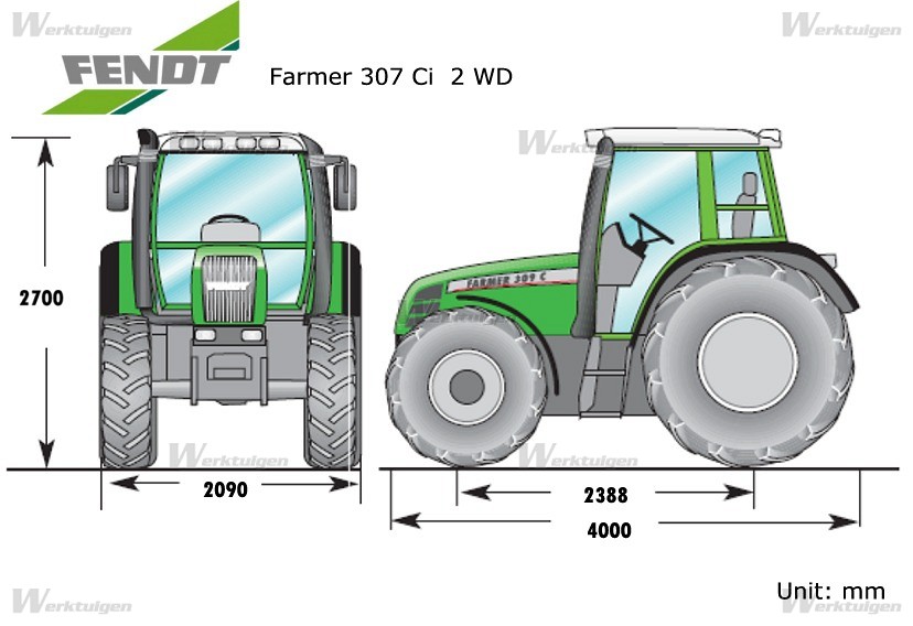 Fendt Farmer 307 Ci - 2wd tractoren - Fendt - Machinegids - Machine ...