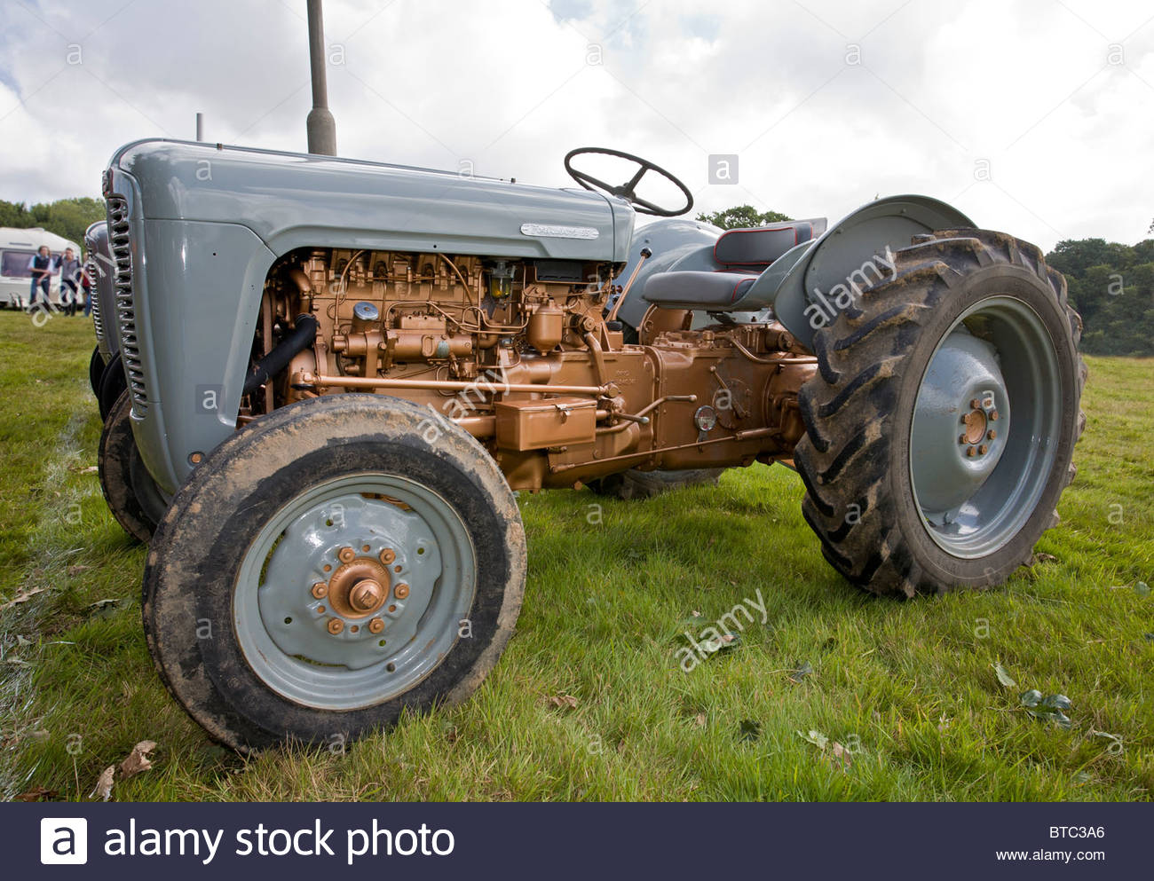 1956 Ferguson FE35 tractor on display at the 2010 Aylsham Stock Photo ...