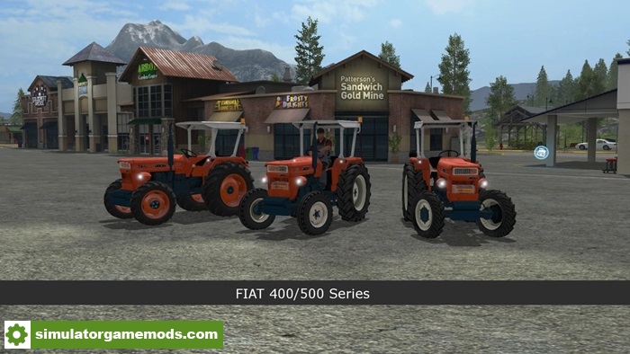 Fiat 400-500 Series Tractor mod for FS17.