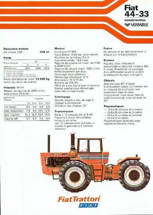 Fiat 44-33 - Tractor & Construction Plant Wiki - The classic vehicle ...