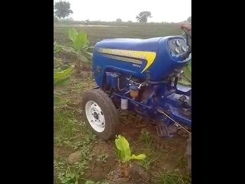 Force Motors Ox 25 ORCHARD MINI Tractor with 24 Blade Rotatory tiller ...